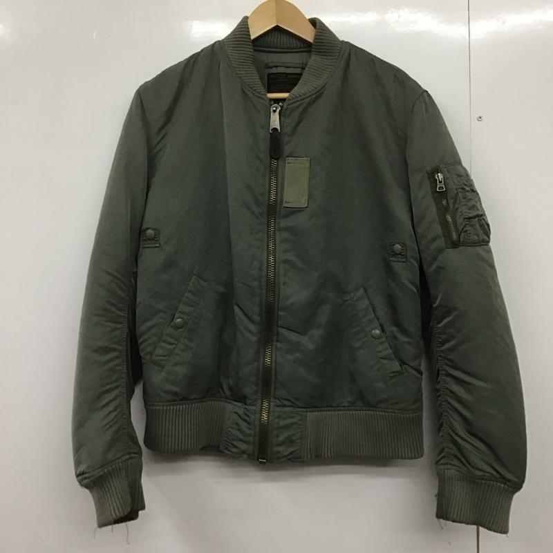 アルファインダストリー Alpha Industries ジャケット、上着 ジャンパー、ブルゾン ミリタリージャケット ジップアップジャケット アウター M 無地 カーキ / カーキ /  メンズ USED 古着 中古 10145241