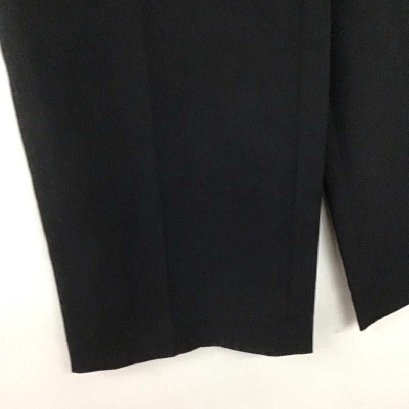 ユナイテッドアローズアンドサンズ UNITED ARROWS & SONS パンツ スラックス スラックスパンツ ワイドパンツ カジュアルパンツ M 無地 黒 / ブラック /  レディース USED 古着 中古 10147206