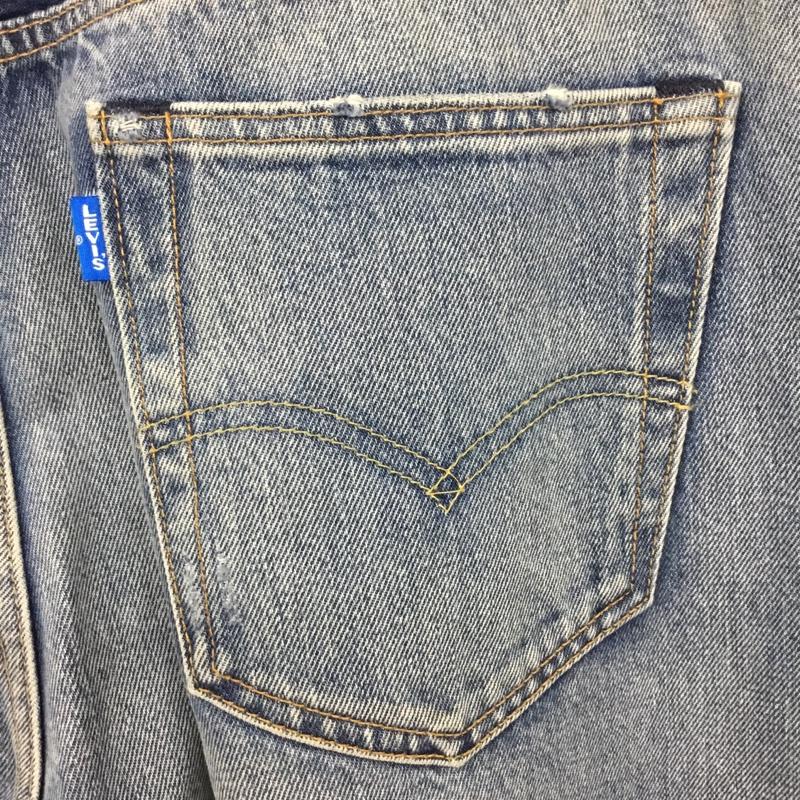 リーバイストラウスアンドコー Levi Strauss & co. パンツ デニム、ジーンズ デニムパンツ ストレートパンツ ワイドパンツ カジュアルパンツ 32インチ プリント インディゴ / インディゴ /  メンズ USED 古着 中古 10116605