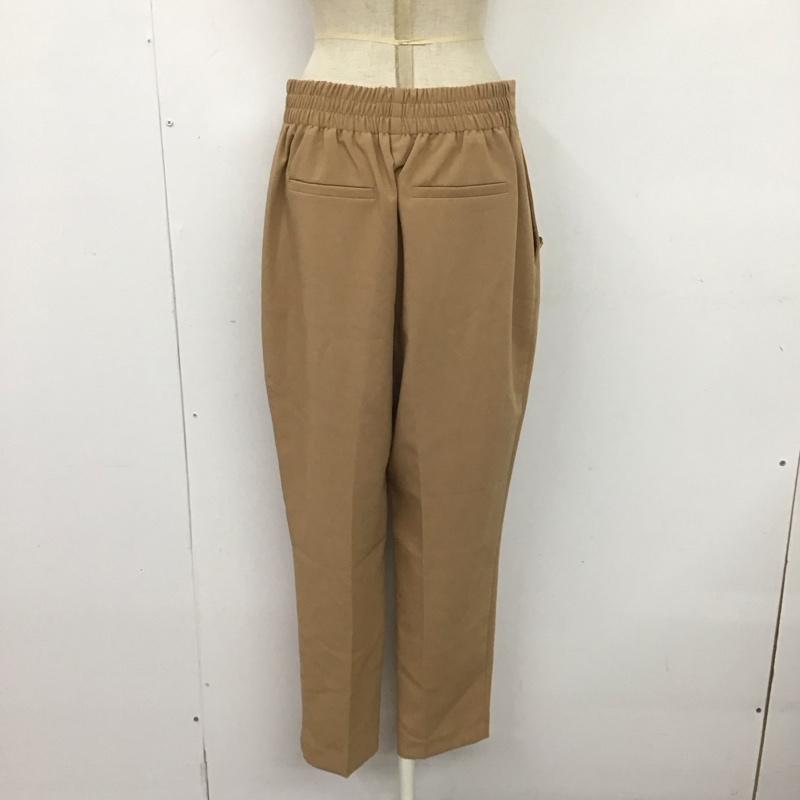 ザラ ZARA パンツ スラックス ワイドパンツ カジュアルパンツ ワークパンツ スラックス M 無地 ベージュ / ベージュ /  レディース USED 古着 中古 10124573