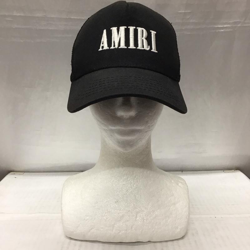 アミリ AMIRI 帽子 キャップ メッシュ ロゴ、文字 黒 / ブラック /  メンズ USED 古着 中古 10113448