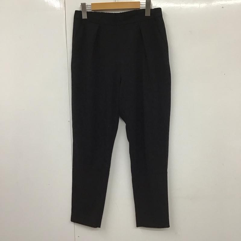 グリーンレーベルリラクシング green label relaxing パンツ スラックス 3526-699-1908 テーパードパンツ 無地 黒 / ブラック /  レディース USED 古着 中古 10113984