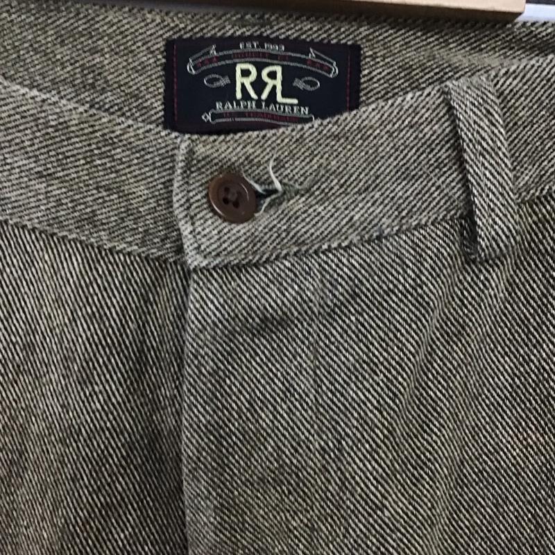 ダブルアールエル ラルフローレン RRL RALPH LAUREN パンツ スラックス スラックスパンツ ワイドパンツ カジュアルパンツ 90s 無地 茶 / ブラウン /  メンズ USED 古着 中古 10117665