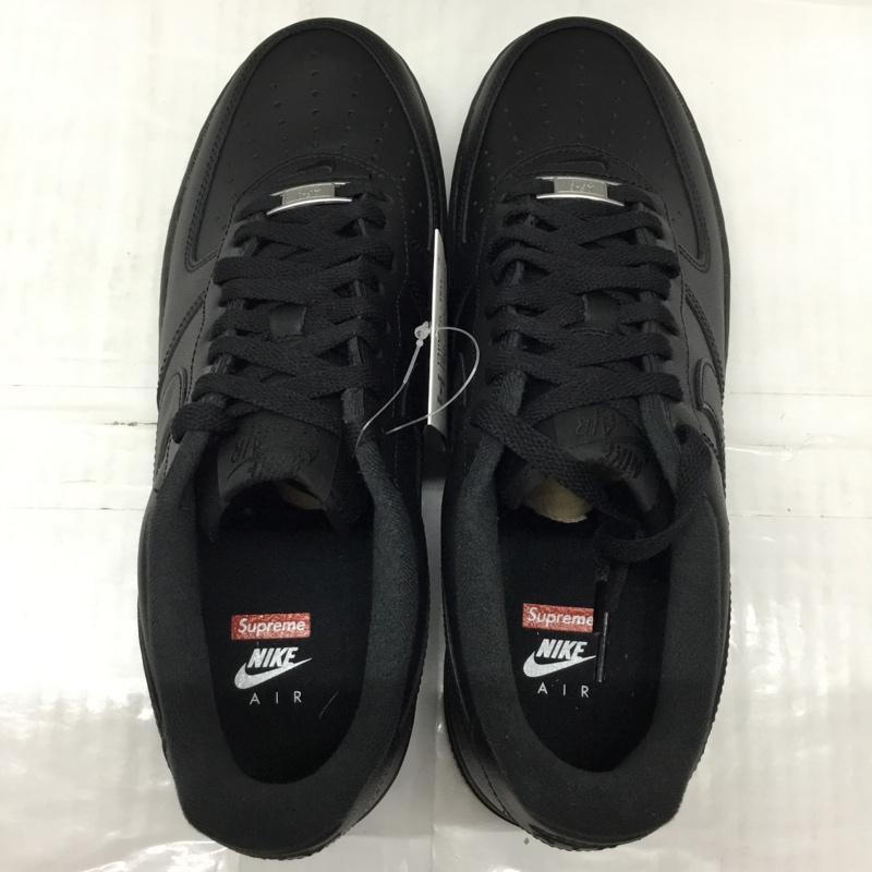 ナイキ NIKE スニーカー スニーカー CU9225-001 AIR FORCE 1 LOW Supreme 28cm 箱有 28.0cm ロゴ、文字 黒 / ブラック /  メンズ USED 古着 中古 10114720