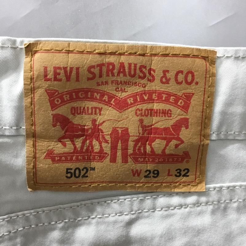 リーバイス Levi s パンツ チノパン 29507-1285 502 W29 L32 クール 29インチ 無地 灰 / グレー /  メンズ USED 古着 中古 10118985