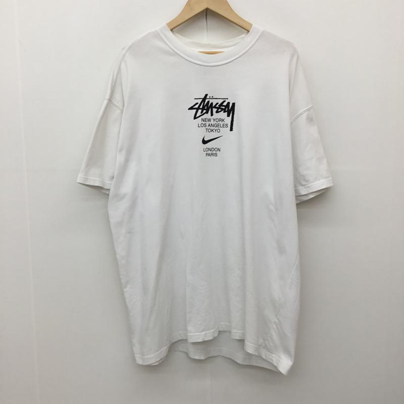 ナイキ NIKE Tシャツ 半袖 DD3342-121 STUSSY Short-Sleeve Tee XL ロゴ、文字 白 / ホワイト /  メンズ USED 古着 中古 10150141