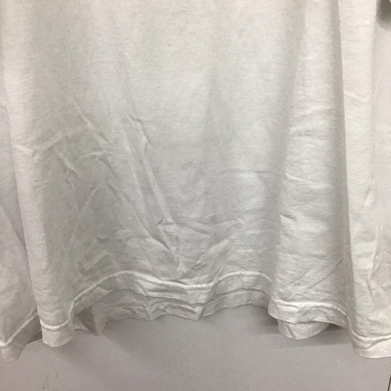 マナスタッシュ MANASTASH Tシャツ 半袖 半袖カットソー プリントTシャツ クルーネックカットソー XL ロゴ、文字 白 / ホワイト /  メンズ USED 古着 中古 10141410