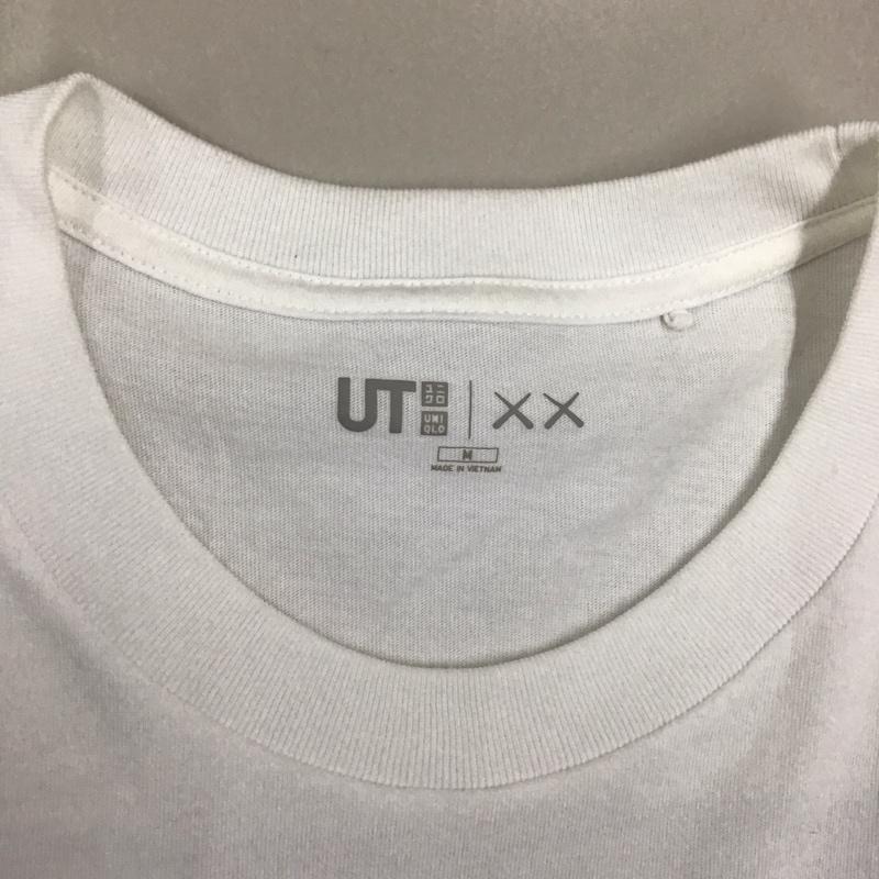 ユニクロ UNIQLO Tシャツ 半袖 341-467525 カウズ UT グラフィックTシャツ M プリント 白 / ホワイト /  メンズ USED 古着 中古 10117028