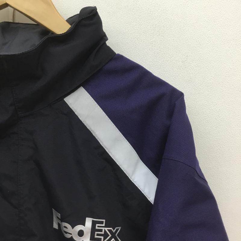 ユーズドクロージング used clothes ジャケット、上着 ジャケット、ブレザー FedEx フェデックス ナイロン ジャケット XL ロゴ、文字 紫 / パープル /  メンズ USED 古着 中古 10108201