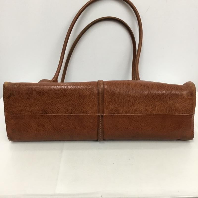 ゲンテン genten トートバッグ トートバッグ レザー 無地 茶 / ブラウン /  レディース USED 古着 中古 10129113