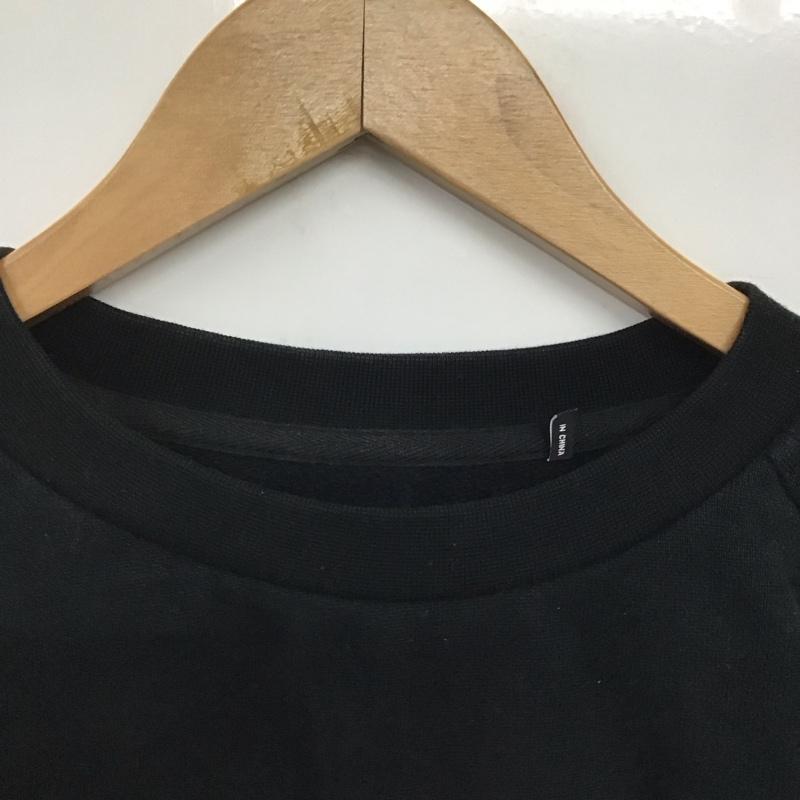 キス KITH トレーナー 長袖 長袖トレーナー スウェット クルーネック プルオーバー L ロゴ、文字 黒 / ブラック /  メンズ USED 古着 中古 10140833