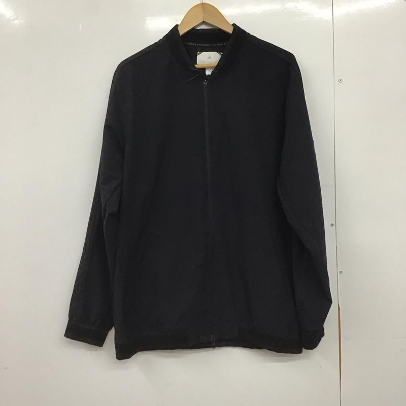 アディダス adidas ジャケット、上着 ジャンパー、ブルゾン gl0998 AdicrossBomberJacket ジップアップジャケット アウター 0 ロゴ、文字 黒 / ブラック /  メンズ USED 古着 中古 10147318