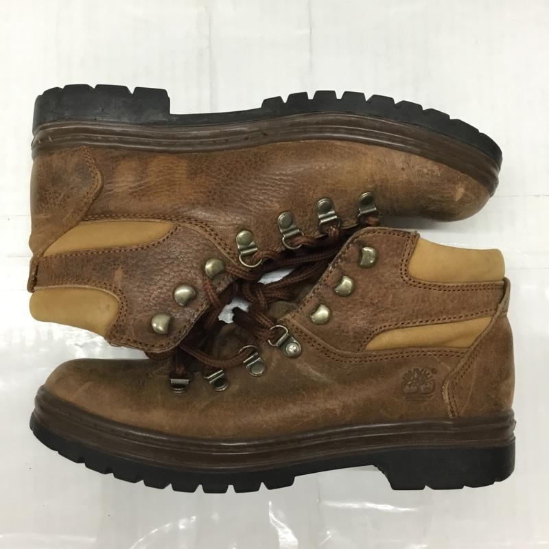 ティンバーランド Timberland ブーツ ショートブーツ 69355 8.5M ワンポイント 茶 / ブラウン /  メンズ USED 古着 中古 10119641