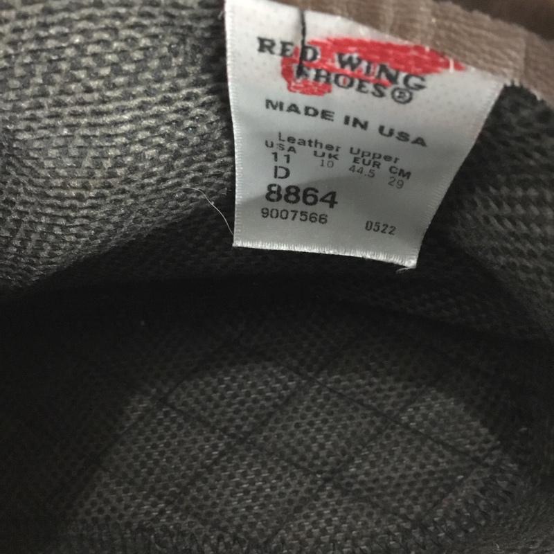 レッドウィング RED WING ブーツ ショートブーツ 8864 6inch Classic Moc GORE-TEX 29cm US：11 無地 茶 / ブラウン /  メンズ USED 古着 中古 10130772