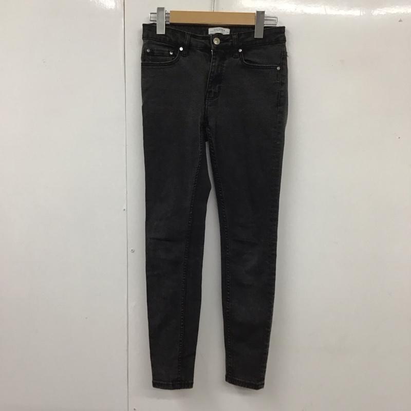 ザラウーマン ZARA WOMAN パンツ デニム、ジーンズ 3432 240 800 スキニー スリム ストレッチ 無地 黒 / ブラック /  レディース USED 古着 中古 10113492