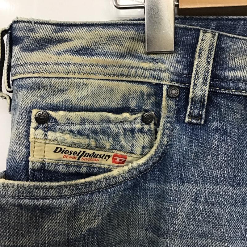 ディーゼル DIESEL パンツ デニム、ジーンズ デニムパンツ スリムパンツ ストレッチパンツ ジーンズ 31インチ 無地 インディゴ / インディゴ /  メンズ USED 古着 中古 10124373