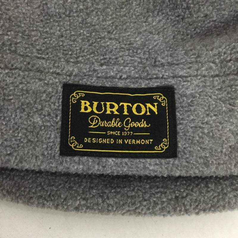 バートン BURTON 帽子 ニット帽 フリース ビーニー ロゴ、文字 灰 / グレー /  メンズ USED 古着 中古 10137368