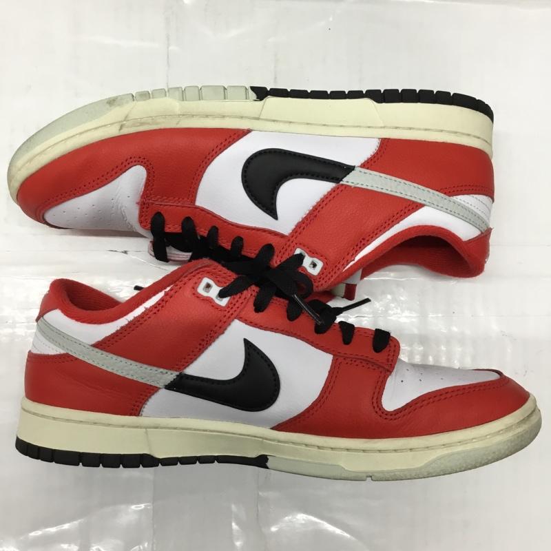 ナイキ NIKE スニーカー スニーカー DZ2536-600 DUNK LOW RETRO PREMIUM 27.5cm 27.5cm ロゴ、文字 白 / ホワイト / X 黒 / ブラック / X 赤 / レッド /  メンズ USED 古着 中古 10106856