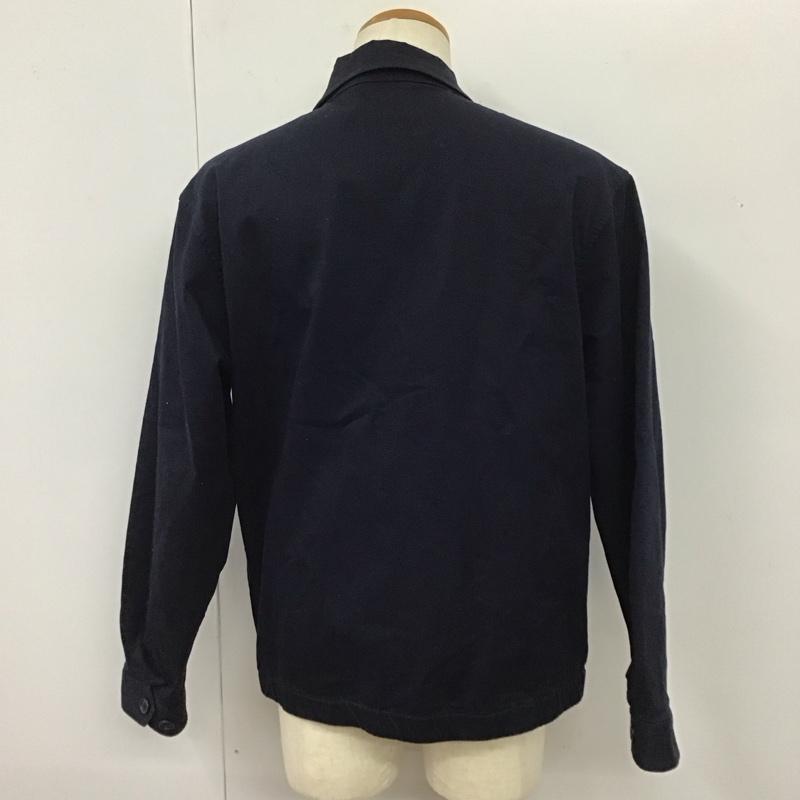 ディッキーズ Dickies ジャケット、上着 ジャンパー、ブルゾン ジップアップジャケット ジャンパー ジャケット カジュアルジャケット アウター L ロゴ、文字 紺 / ネイビー /  メンズ USED 古着 中古 10114985
