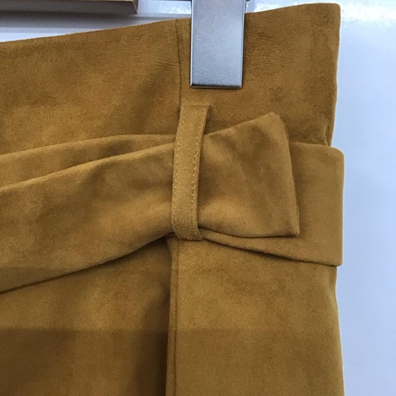 ザラ ZARA スカート ミニスカート S 無地 茶 / ブラウン /  レディース USED 古着 中古 10142918