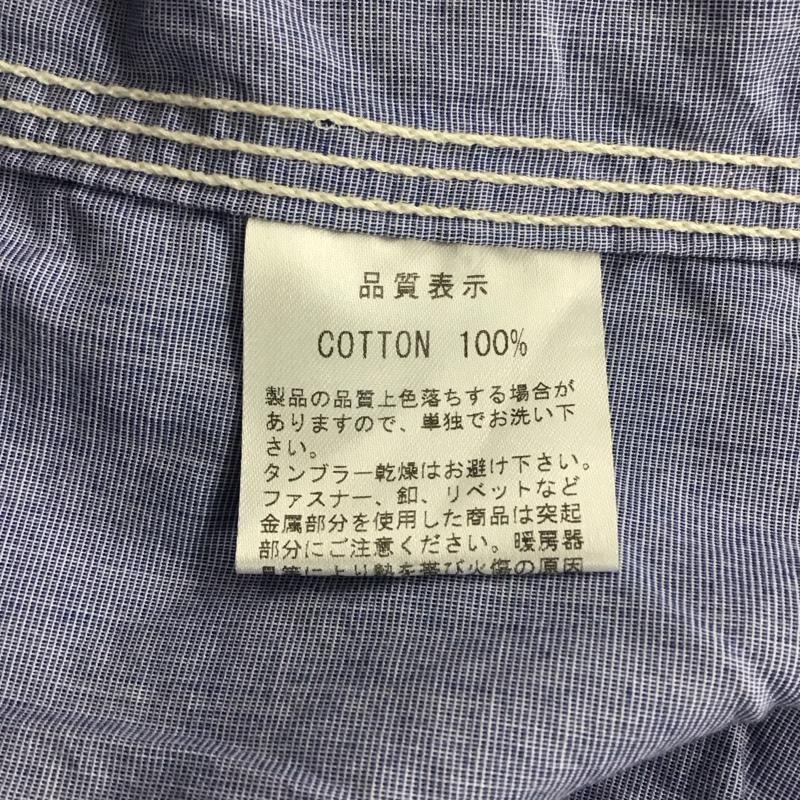 フラットヘッド FLATHEAD シャツ、ブラウス 半袖 GLORY PARK ワークシャツ 38 無地 水色 / ライトブルー /  メンズ USED 古着 中古 10113089
