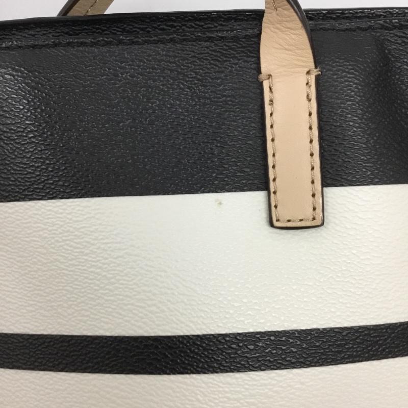 ケイトスペード Kate Spade トートバッグ トートバッグ ロゴ、文字 黒 / ブラック / X 白 / ホワイト /  レディース USED 古着 中古 10138853