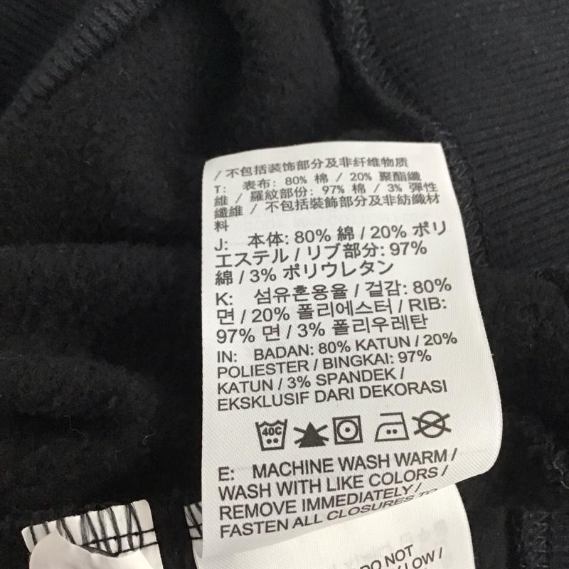 ナイキ NIKE トレーナー 長袖 FD0895-010 オーバーサイズド クロップ フリース ポロ スウェットシャツ S 無地 黒 / ブラック /  レディース USED 古着 中古 10137270
