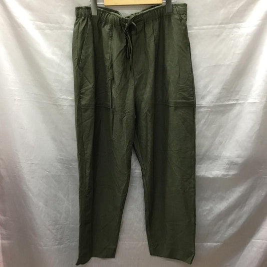 レリューム relume パンツ ワークパンツ、ペインターパンツ 22-030-464-0420-2-0 ワイドパンツ ストレッチパンツ カジュアルパンツ L 無地 カーキ / カーキ /  メンズ USED 古着 中古 10121965