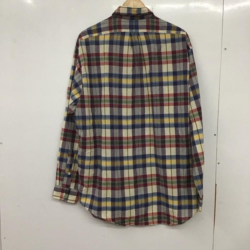 ラルフローレン RALPHLAUREN シャツ、ブラウス 長袖 ボタンダウン チェック L ワンポイント マルチカラー / マルチカラー /  メンズ USED 古着 中古 10133574