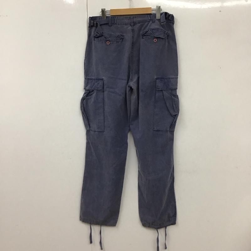 古着 USED パンツ ワークパンツ、ペインターパンツ BANANA REPUBLIC 80s　カーゴパンツ　バナナリパブリック 34 無地 青 / ブルー /  メンズ USED 古着 中古 10117476