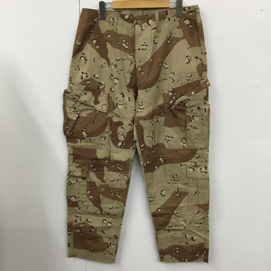アルファ ALPHA パンツ ワークパンツ、ペインターパンツ TB1058-136 テーパード カーゴパンツ 迷彩 カモ柄 M 総柄 ベージュ / ベージュ / X 茶 / ブラウン / X 黒 / ブラック /  メンズ USED 古着 中古 10119765