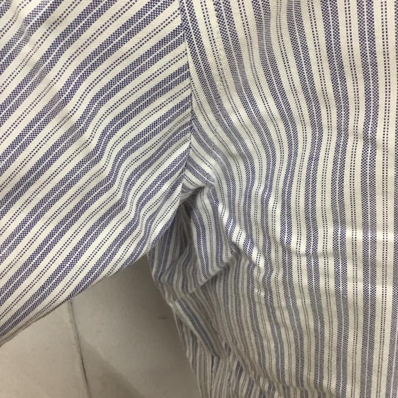 ブルックスブラザーズ BROOKS BROTHERS シャツ、ブラウス 長袖 長袖シャツ カジュアルシャツ カラーシャツ ストライプシャツ ストライプ 白 / ホワイト / X 水色 / ライトブルー /  メンズ USED 古着 中古 10111265