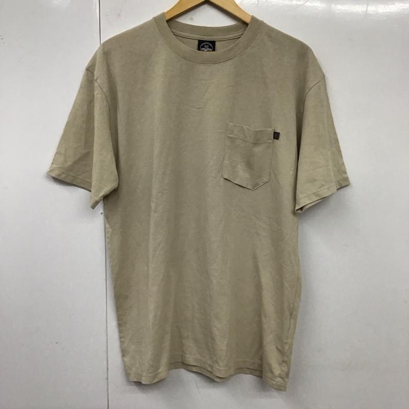 ダイワ DAIWA Tシャツ 半袖 DE-6422GR 胸ポケット green label relaxing L ワンポイント ベージュ / ベージュ /  メンズ USED 古着 中古 10117750