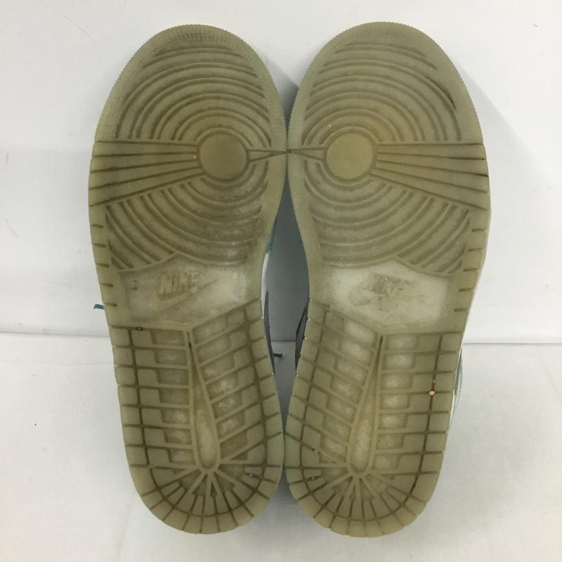 ナイキ NIKE スニーカー スニーカー DN3705-301 AIR JORDAN 1 LOW SE 26.5cm 26.5cm ロゴ、文字 白 / ホワイト / X 薄緑 / ライトグリーン / X 灰 / グレー /  メンズ USED 古着 中古 10128968