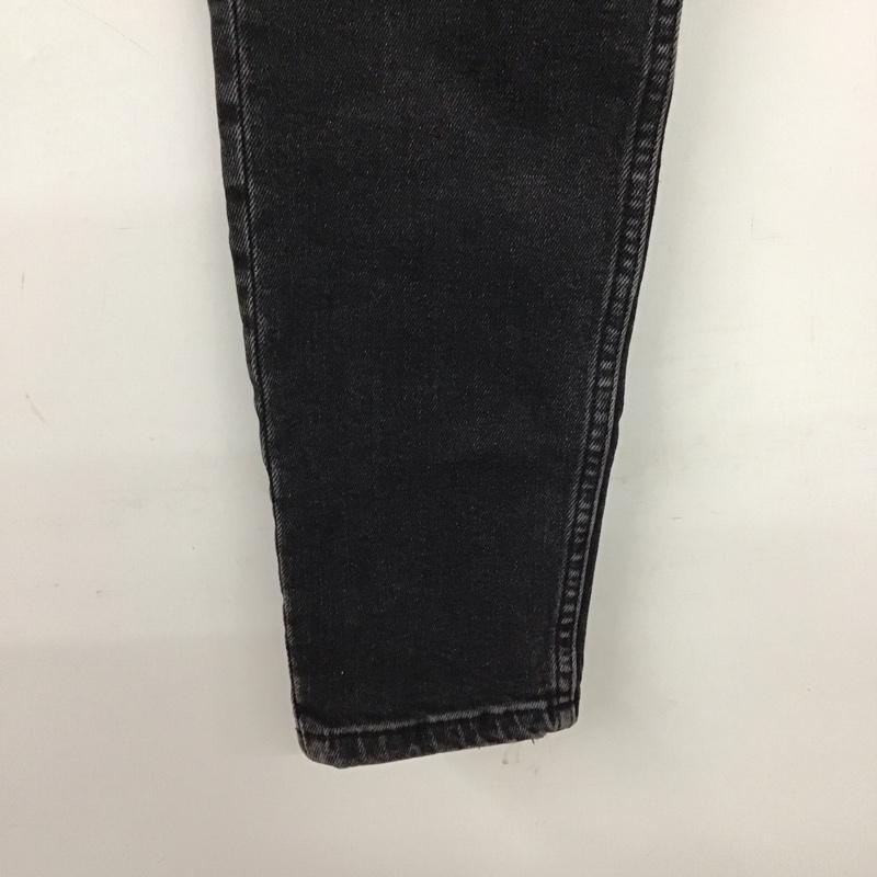 ザラ ZARA パンツ デニム、ジーンズ 38 無地 黒 / ブラック /  レディース USED 古着 中古 10150438