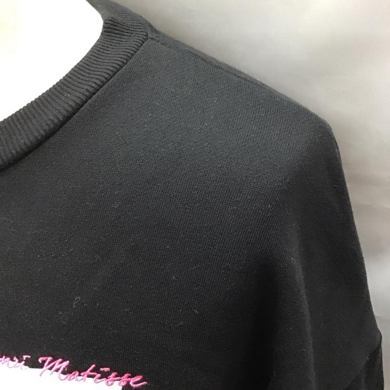 センスオブプレイスバイアーバンリサーチ SENSE OF PLACE by URBAN RESEARCH トレーナー 長袖 AA97-11A056 スウェット 裏起毛 L プリント 黒 / ブラック /  メンズ USED 古着 中古 10121206