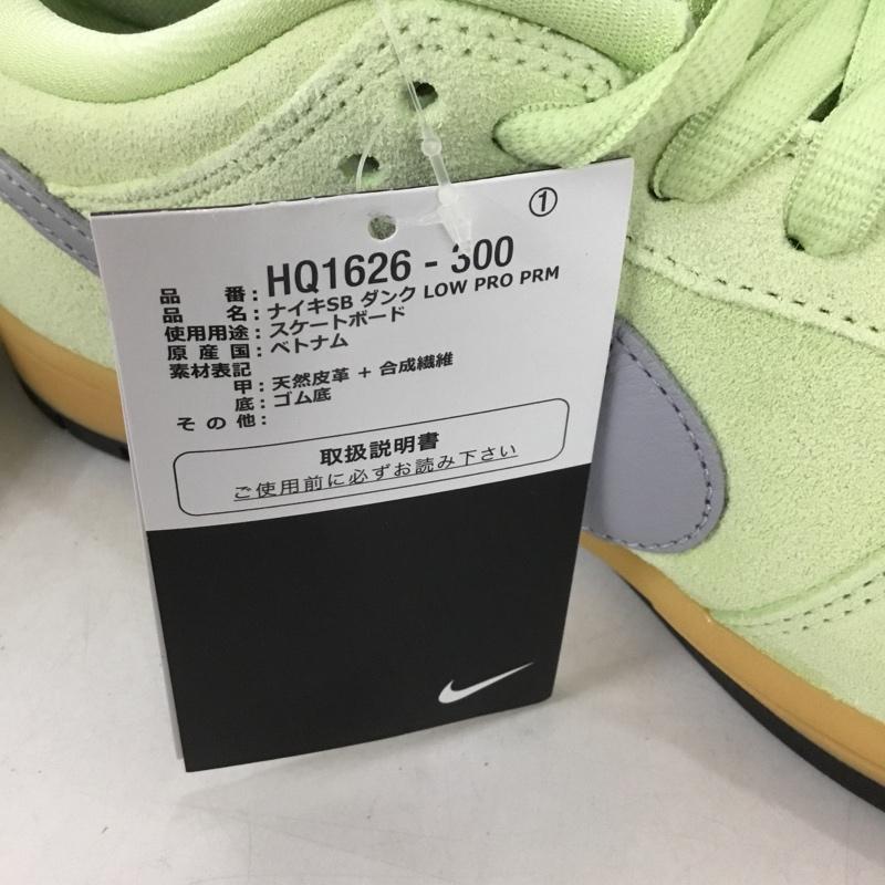 ナイキ NIKE スニーカー スニーカー HQ1626 300 SB DUNK LOW PRO PREMIUM 28.5cm 箱有 28.5cm ロゴ、文字 薄緑 / ライトグリーン /  メンズ USED 古着 中古 10146904