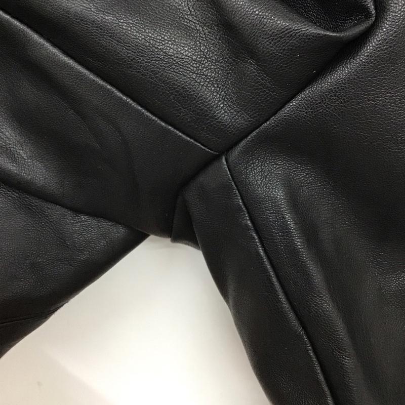 ジーナシス JEANASIS パンツ ショートパンツ JS050662TS レザーハーフパンツ FREE 無地 黒 / ブラック /  レディース USED 古着 中古 10129248