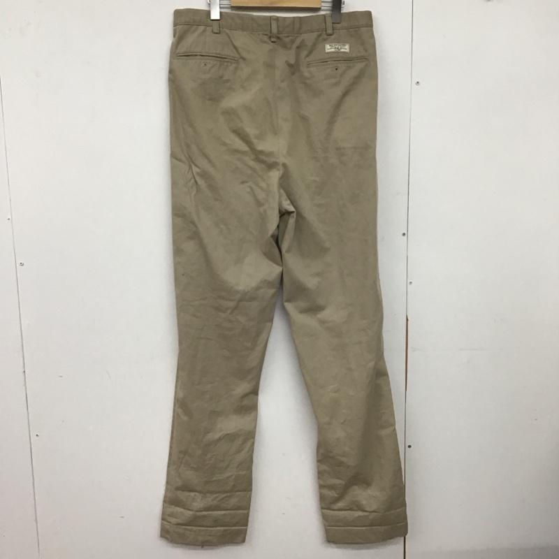 ポロバイラルフローレン POLOBYRALPHLAUREN パンツ チノパン チノパン ワイドパンツ カジュアルパンツ 36インチ 無地 ベージュ / ベージュ /  メンズ USED 古着 中古 10149291