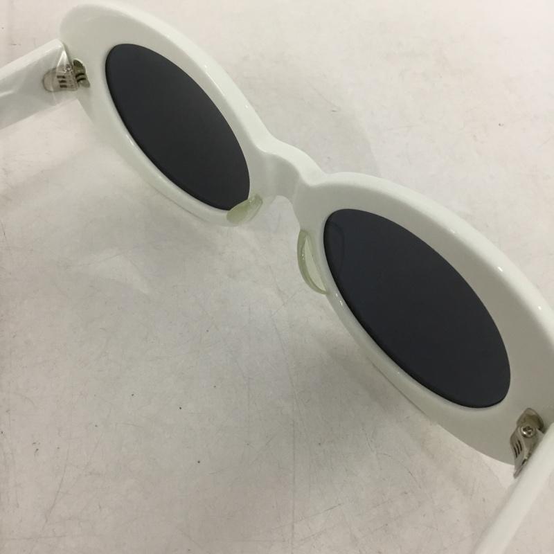 ASIWC ASIWC めがね・サングラス サングラス COCO DE KIMEL ケース付き ロゴ、文字 白 / ホワイト / X 黒 / ブラック /  レディース USED 古着 中古 10145507