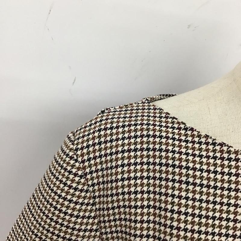 ザラウーマン ZARA WOMAN ワンピース ミニスカート 半袖ワンピース ミニワンピース チェックワンピース M チェック マルチカラー / マルチカラー /  レディース USED 古着 中古 10118522