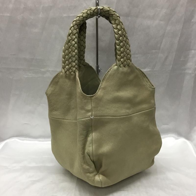 ファロルニ falorni ハンドバッグ ハンドバッグ 持ち手メッシュ 無地 ベージュ / ベージュ /  レディース USED 古着 中古 10110646