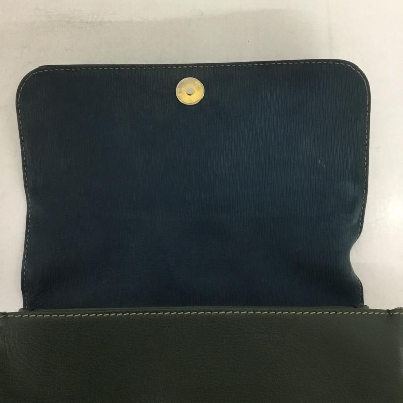 ロエベ LOEWE ショルダーバッグ ショルダーバッグ ベラスケス バイカラー ロゴ、文字 緑 / グリーン / X 青 / ブルー /  レディース USED 古着 中古 10147451