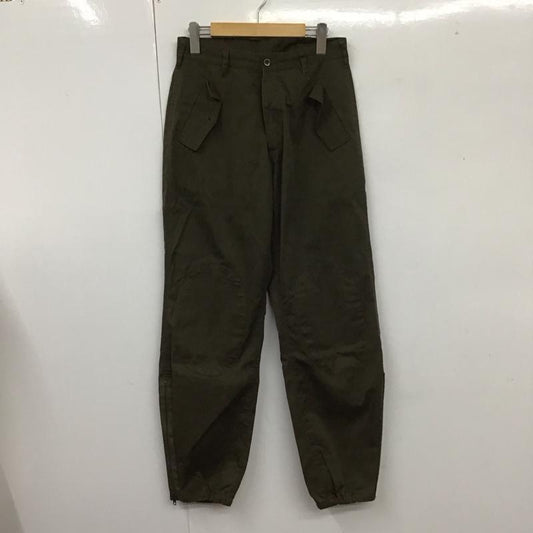 ミリタリー ミリタリー パンツ ワークパンツ、ペインターパンツ ミリタリーパンツ 古着 ワイドパンツ カジュアルパンツ ストレートパンツ 28インチ 無地 カーキ / カーキ /  メンズ USED 古着 中古 10107536