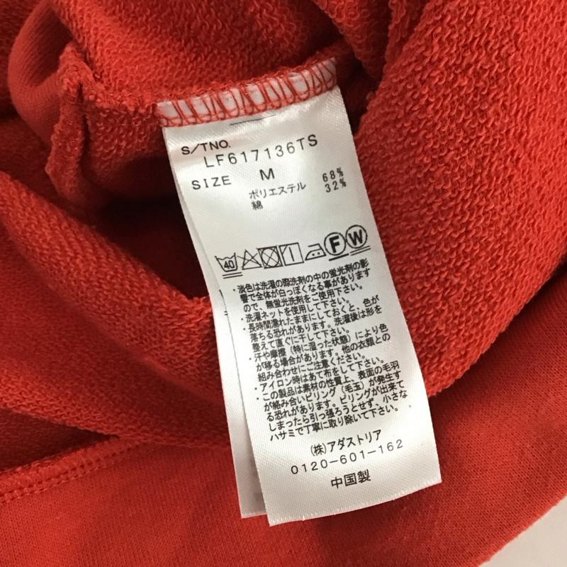 ローリーズファーム LOWRYS FARM パーカー 長袖 フーディ M 無地 赤 / レッド /  レディース USED 古着 中古 10130302