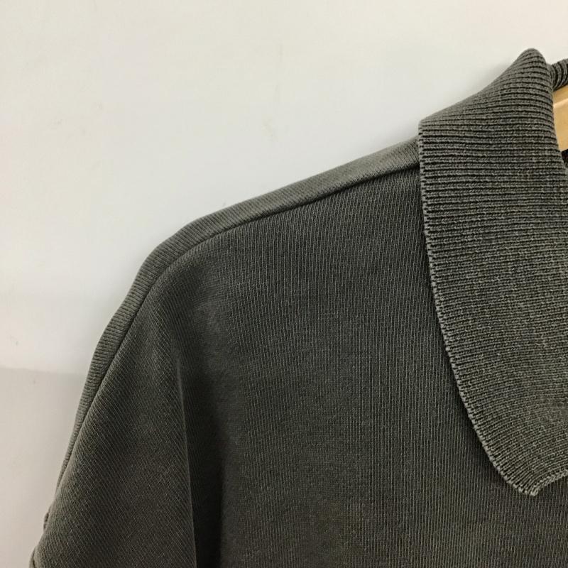 ハフ HUF ポロシャツ 半袖 半袖ポロシャツ カラーシャツ 半袖カットソー L ロゴ、文字 灰 / グレー /  メンズ USED 古着 中古 10133618