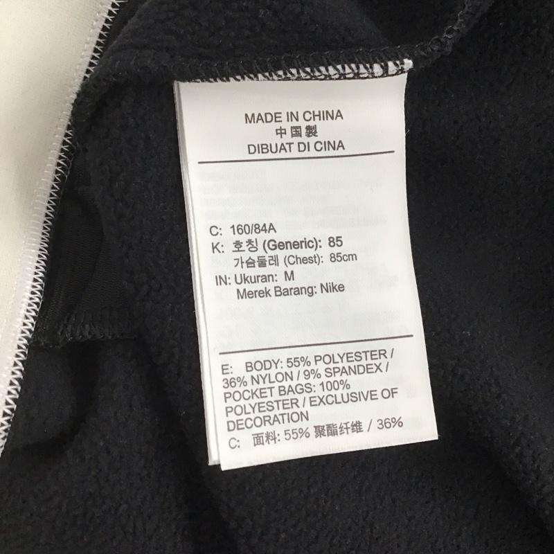 ナイキ NIKE パーカー 長袖 BV5359-010 フリース プルオーバー M ワンポイント 黒 / ブラック / X 金 / ゴールド /  レディース USED 古着 中古 10146387