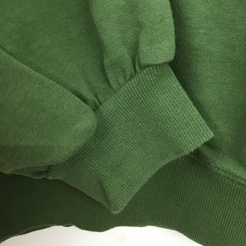 サマンサモスモス Samansa Mos2 トレーナー 長袖 1211824 スウェット プリント FREE ロゴ、文字 緑 / グリーン / X 茶 / ブラウン /  レディース USED 古着 中古 10144142