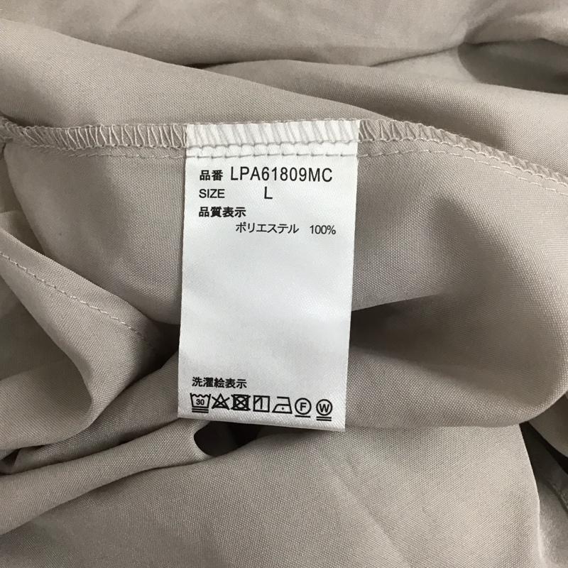 レプシィム LEPSIM カットソー 長袖 長袖カットソー 無地カットソー Vネック L 無地 灰 / グレー /  レディース USED 古着 中古 10126892