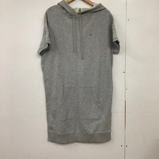 トミーヒルフィガー TOMMY HILFIGER ワンピース ミニスカート S 無地 灰 / グレー /  レディース USED 古着 中古 10151192